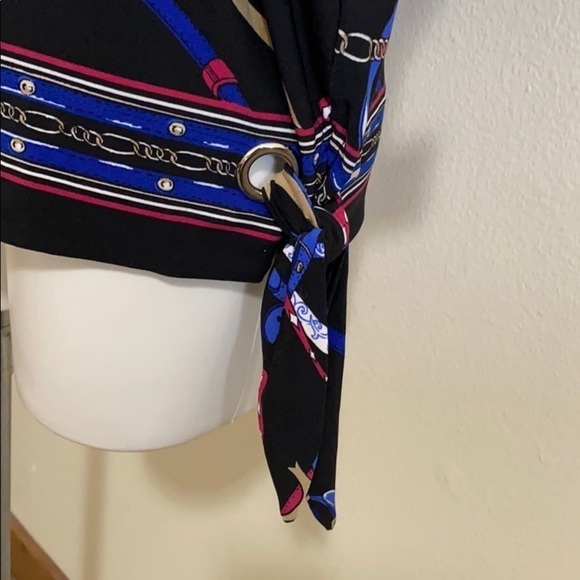 Rafaella blouse short sleeves multicolored size M - Picture 2 of 8